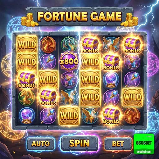 Chuva de Bônus 6666bet nos slots